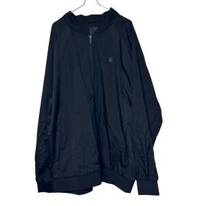 Jordan Men's Jacket Windbreaker Full‎ Zip Long Sleeve Oversized Mesh Black XXL